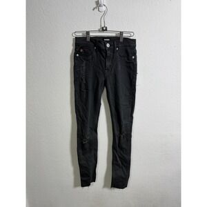Hudson Women's NICO Midrise Super Skinny Ankle Dark Rinse Jeans Size 24 NEW $195